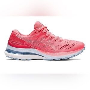 Women's ASICS GEL-KAYANO 28 (Blazing Coral/Mist) Size US 12  NEW IN BOX!